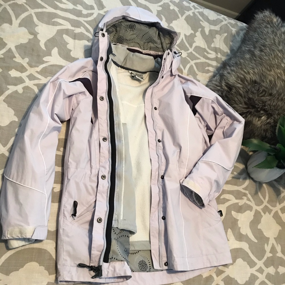 Columbia Dual Wear Coat with Fleece Jacket